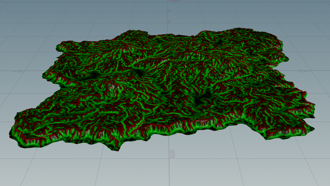 Curvature cost visualization