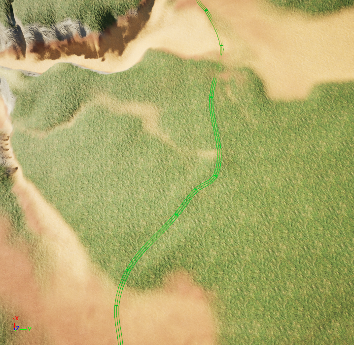 Path material layer