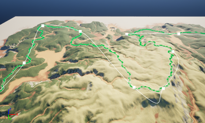 Spline Gizmo editing